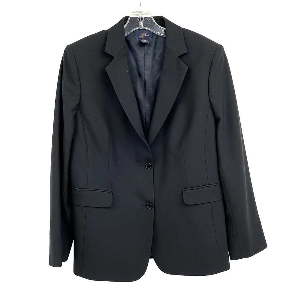Brooks Brothers Black Wool Blazer | Women’s Regular Size 14 Plus